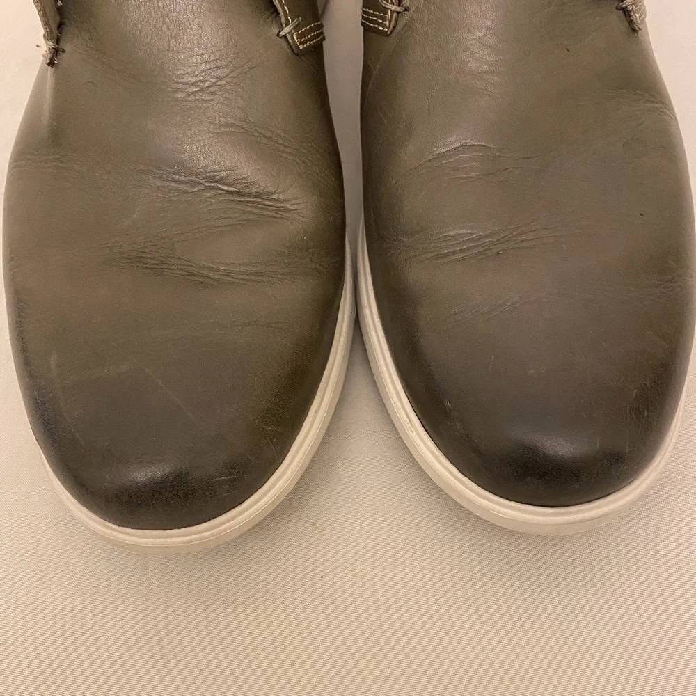 Cole Haan Men's Grand Plus Essex Chukka Boots Shoes Gray Lace Up Size 11.5